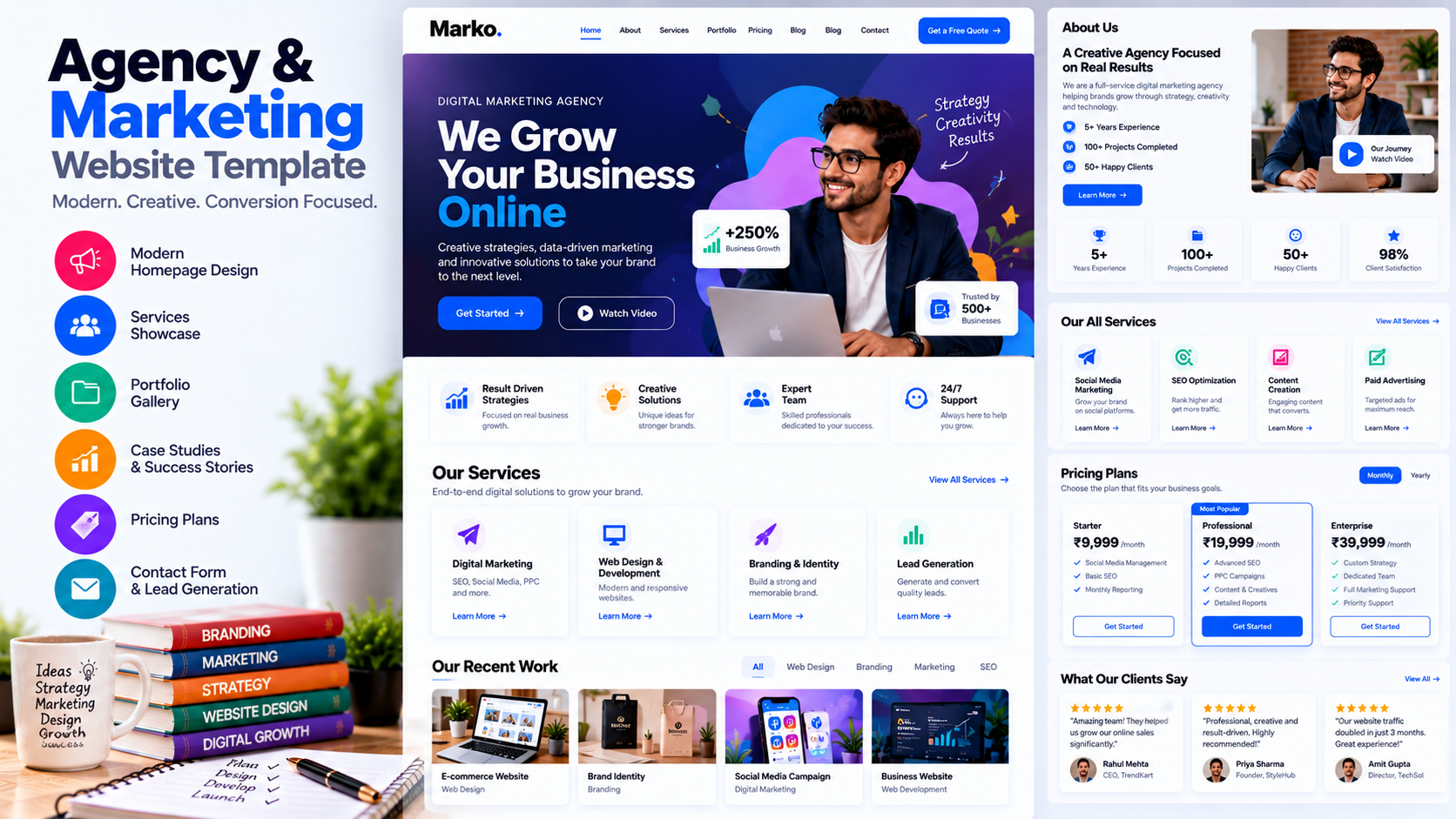Agency & Marketing Template